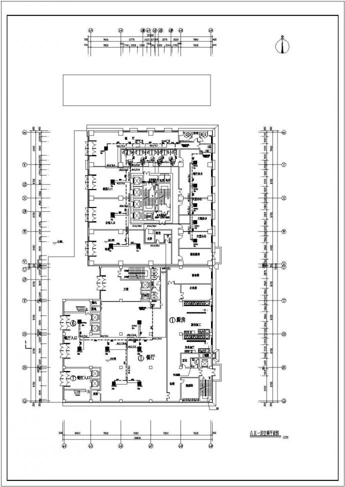 某二十五层公寓多联机空调系统暖通设计图_图1