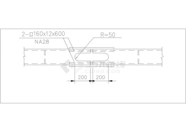 (50+180+618+180+50)米斜拉桥钢箱梁拼接节点详图设计-图二