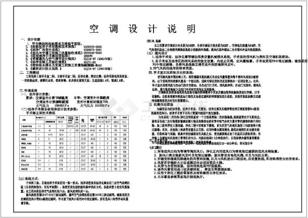 某医院洁净空调方案CAD示意图-图一