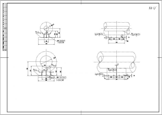 某蒸汽管道及锅炉房设计图_图1