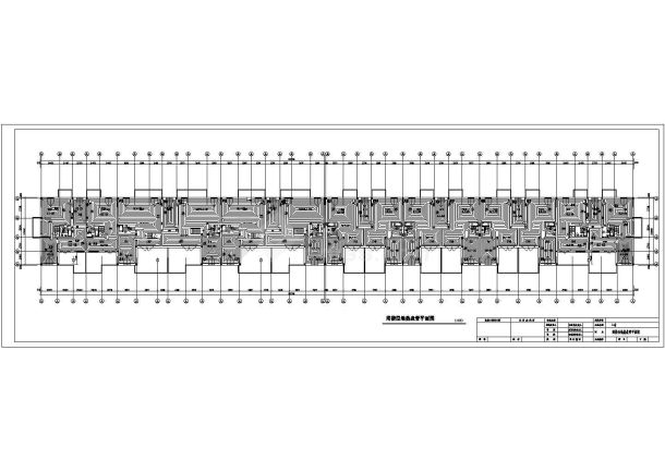 某住宅小区34#楼地暖设计cad图-图二