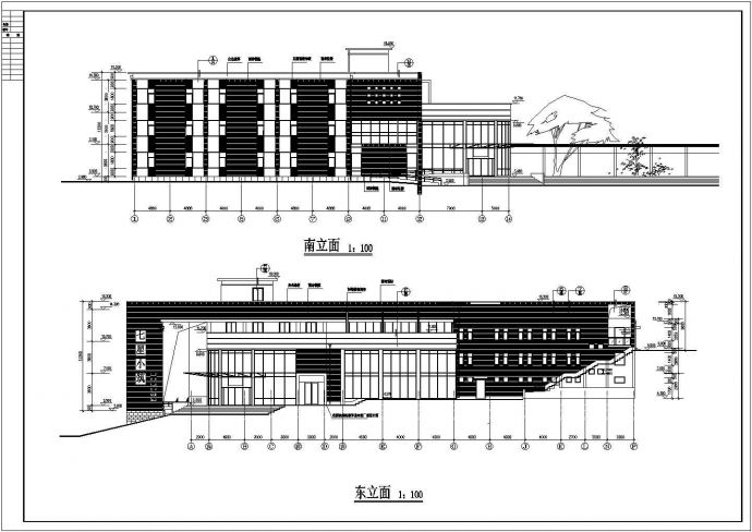 【北京】某三层温泉会所建筑设计扩初图_图1