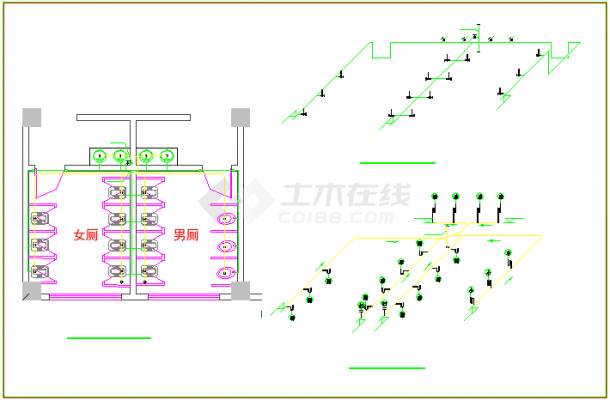 【重庆】某5层办公楼给排水消防电气施工图-图二