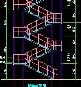 钢结构楼梯-图一
