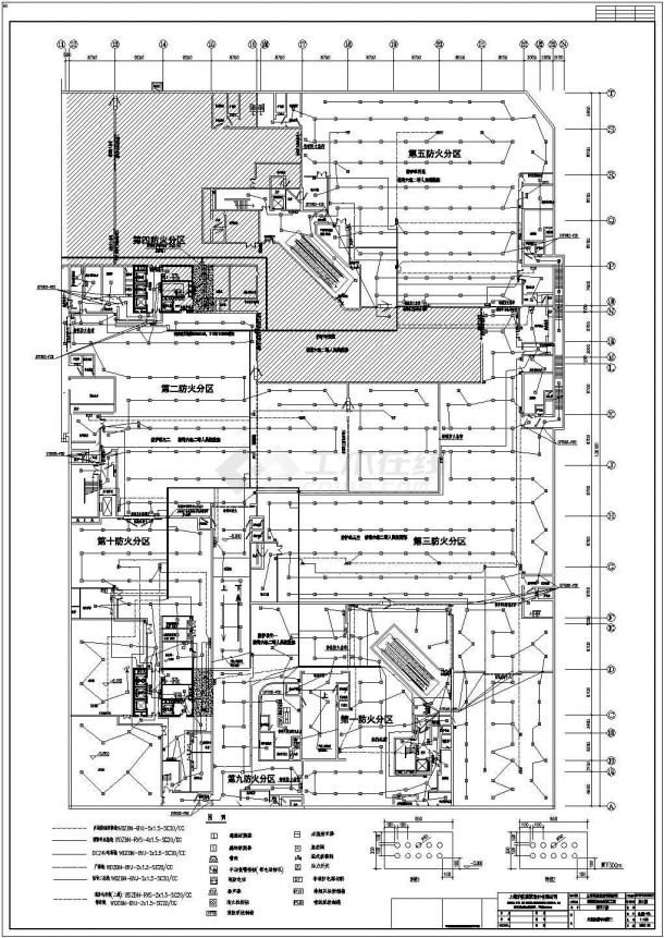 某小区地下车库电气设计全套施工图-图二
