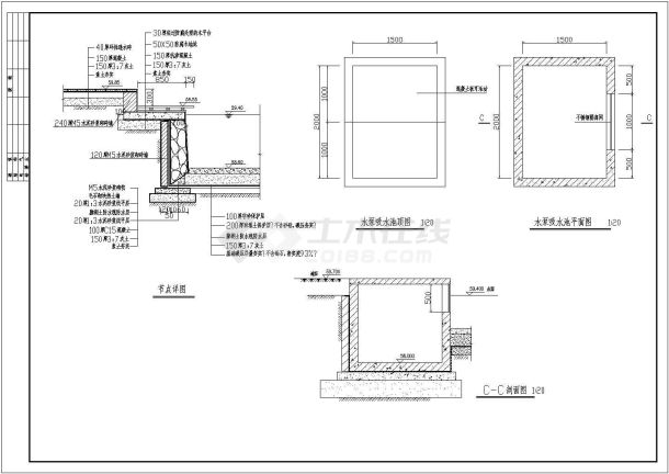 花园居住区景观工程施工图-图二