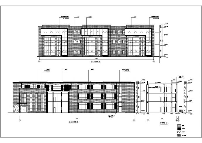 西安某3层框架幼儿园建筑设计施工图_图1