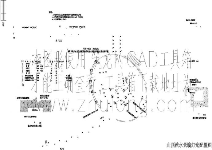 深圳公园一期东片区园林环境设计施工图_图1