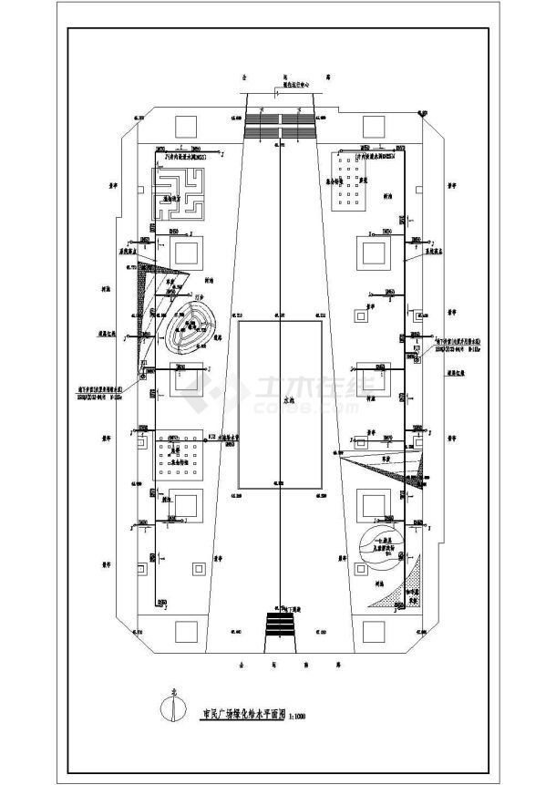 [沈阳]某广场景观工程施工图-图一