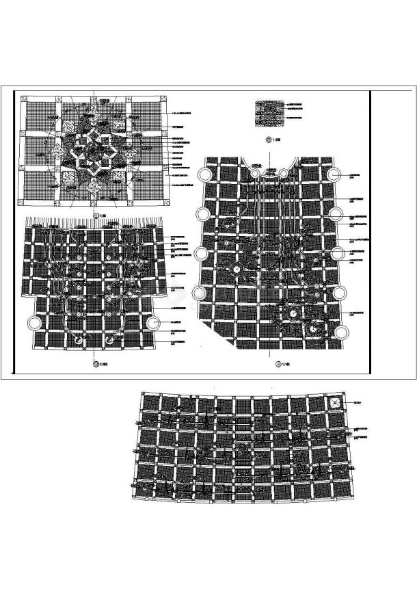 某软件园广场景观设计施工图-图二