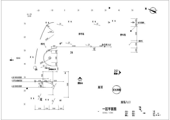 [江苏]某市大厦广场景观施工图设计_图1