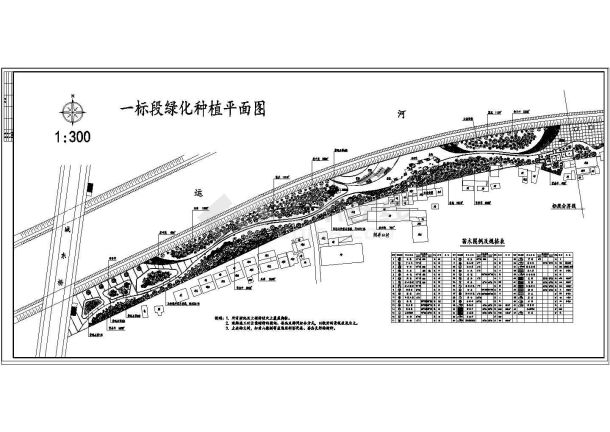 [杭州]河道周边景观工程全套施工图-图二