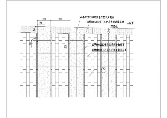 某广场铺装结构CAD设计施工图_图1