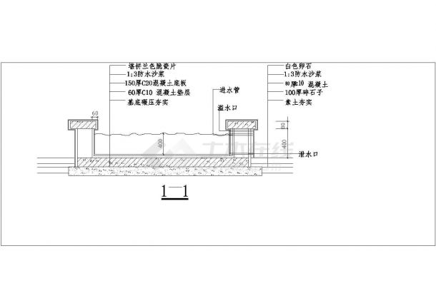 某公园儿童活动中心设计cad图-图二