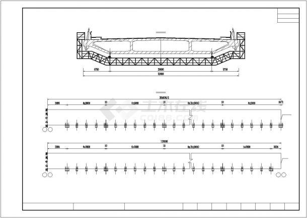 [地标建筑]双塔斜拉桥附属工程竣工图109张-图二