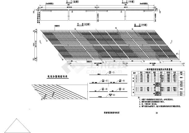 [河北]跨径30米预应力混凝土连续箱梁设计图-图一