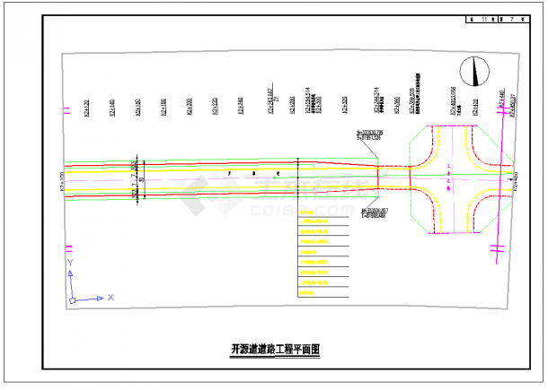 30m宽城市次干道工程全套设计图（55张平纵横人行道）-图二