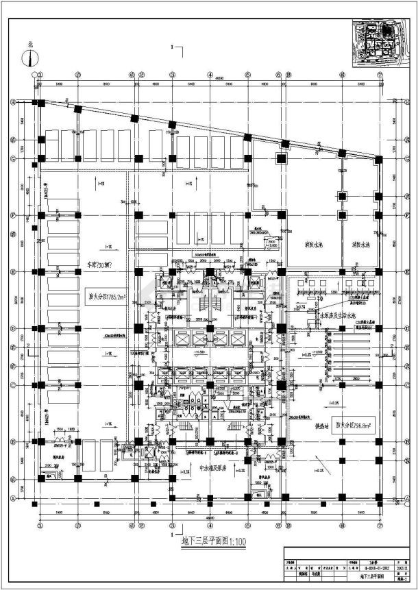 某地27层钢结构高层住宅结构设计施工图（地下3层）-图二