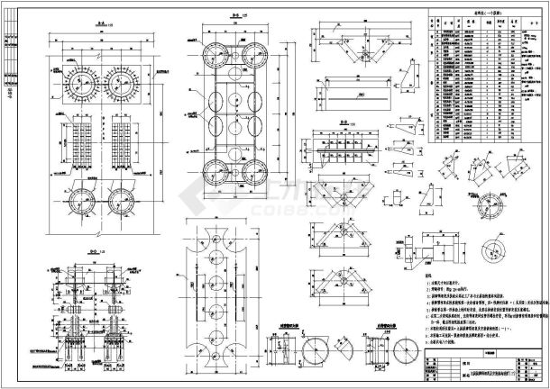 50+280+50m中承式钢管混凝土系杆拱桥设计图（50张）-图一