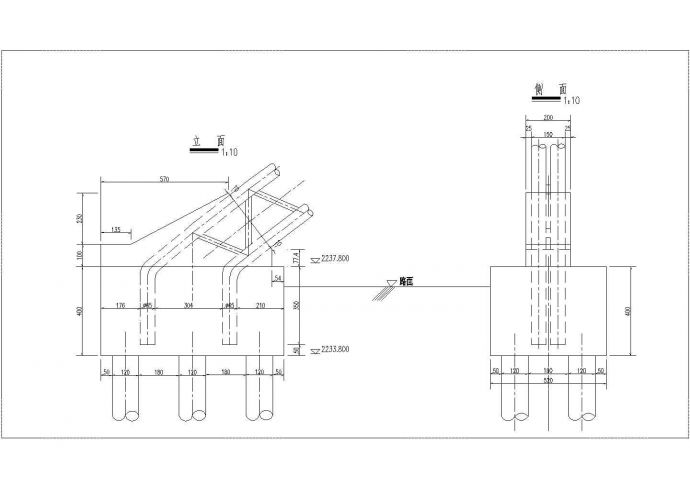单孔净跨90m钢管系杆拱桥全套设计图（36页）_图1