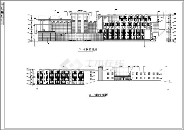 某地六层框架结构酒店建筑施工图纸-图一