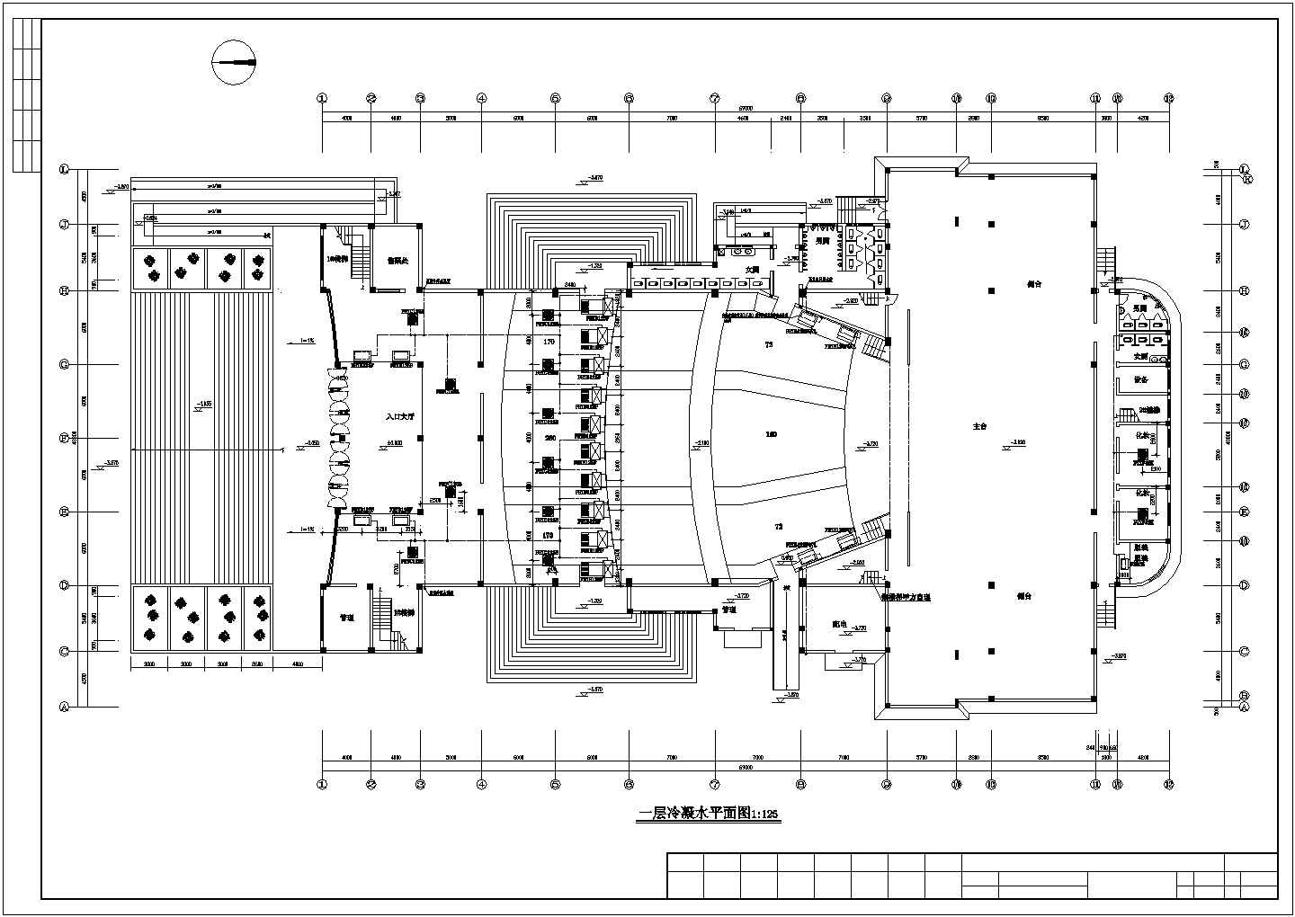 某地三层剧院VRV空调及通风排烟设计施工图