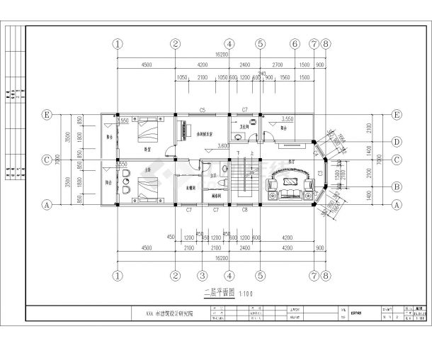 【海南】三层独栋别墅建筑施工图，带效果图-图二