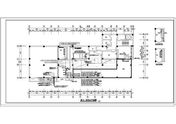 某地八层大型医院电气消防设计图纸-图一