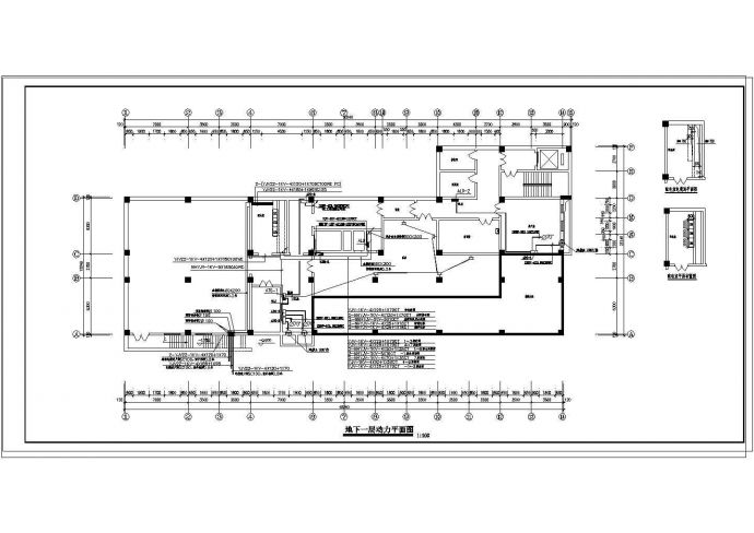 某地八层大型医院电气消防设计图纸_图1