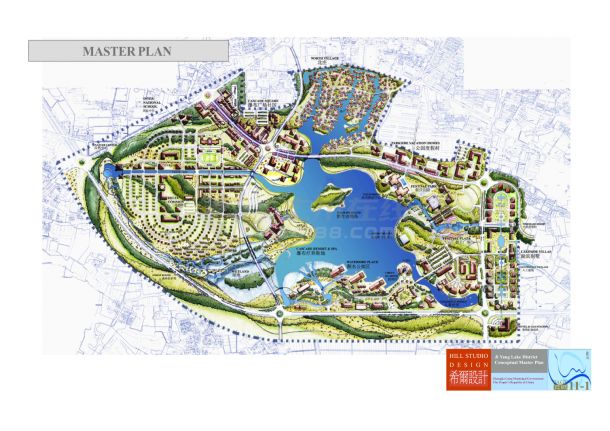 【张家港】暨阳湖景观概念设计方案（美国希尔景观）-图一