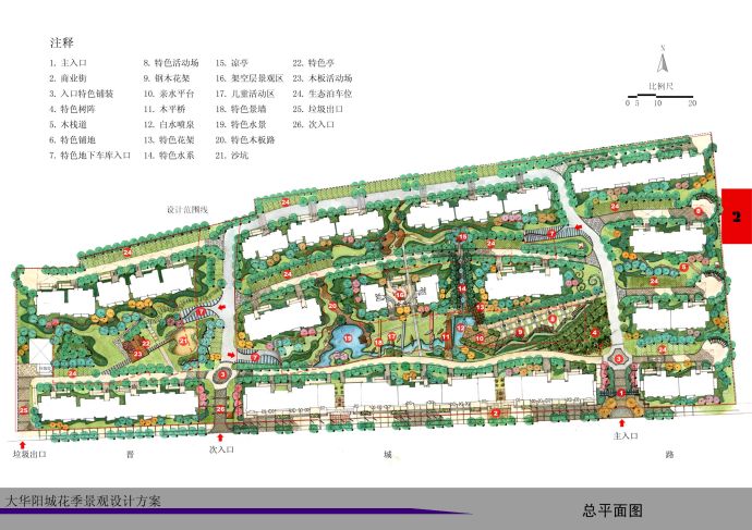 【上海】闸北大华阳城全套概念性景观设计方案_图1