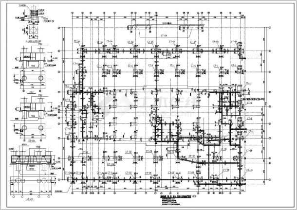 某28层框架剪力墙结构大酒店结构设计施工图-图二