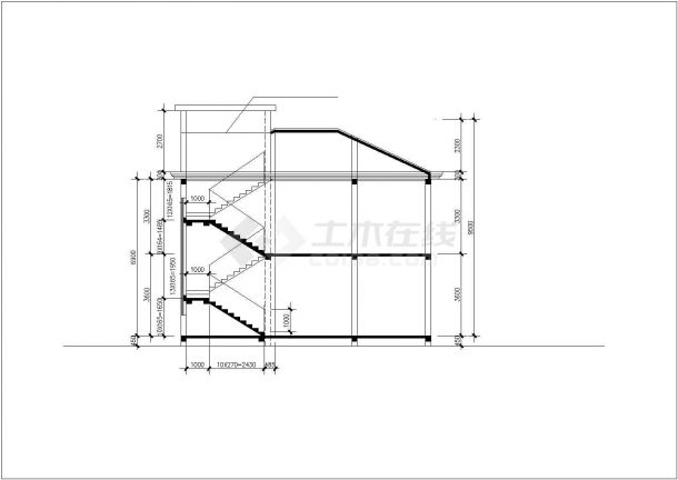 【马山】二层砖混别墅建筑施工图，带效果图-图二
