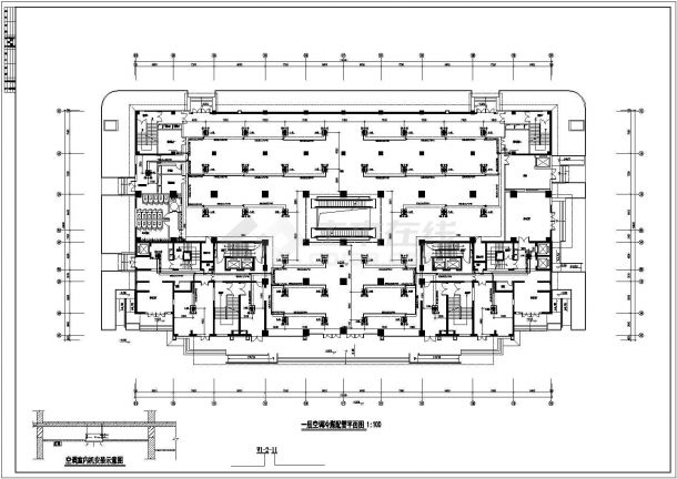 【山东】商住楼数码多联中央空调系统设计施工图(含新风机房)-图二