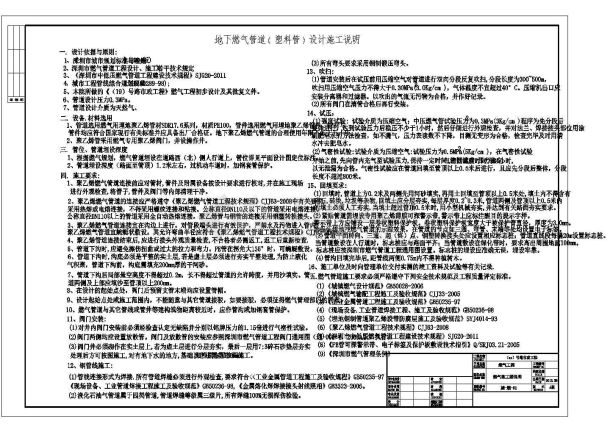 [深圳]某路段燃气工程施工图-图二