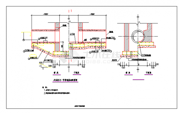 春江路市政道路设计图（排水及管线综合部分）-图二