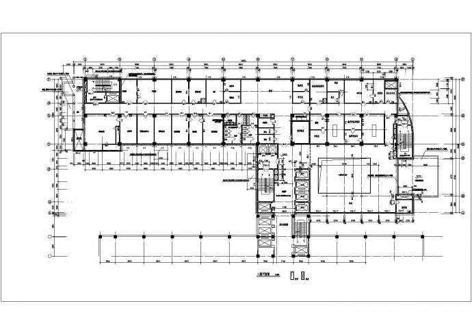 [方案]某医院住院部建筑平面设计方案_图1