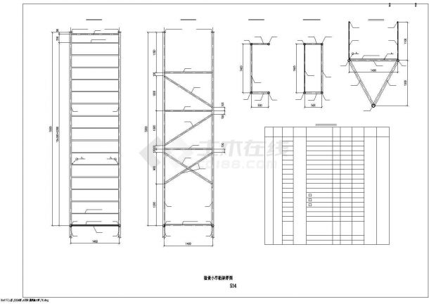 三塔自锚式悬索桥施工图设计184张CAD（知名大院）-图二