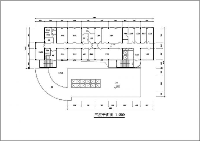某大型公立医院综合楼建筑设计方案CAD图纸_图1