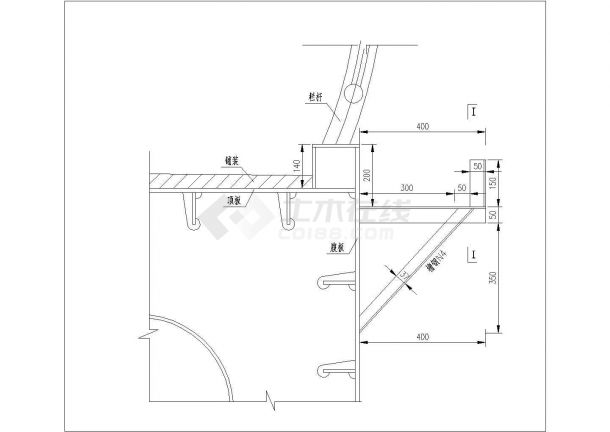 25米人行天桥施工图设计52张（钢箱梁）-图一