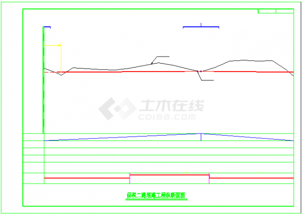 [天津]城市支路工程全套施工图（42张宽20米）-图二