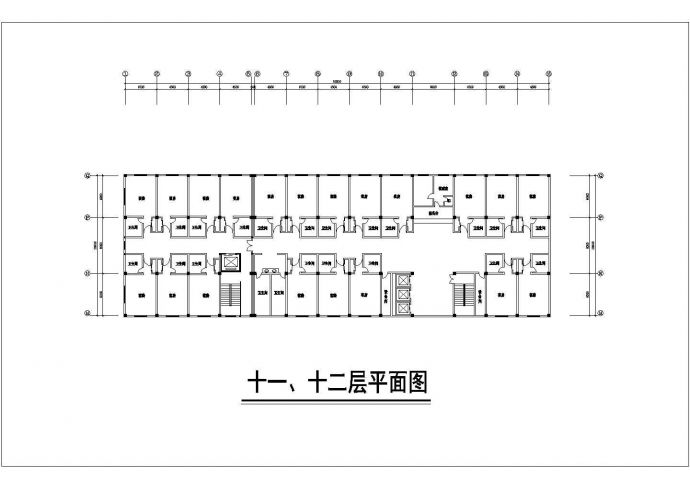 惠州酒店各层平面布置设计方案_图1