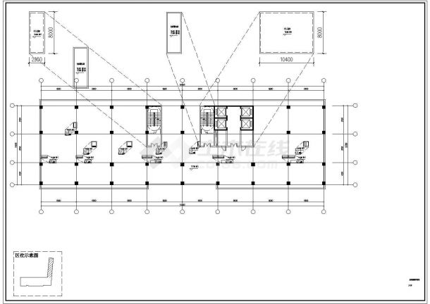 某22层框剪结构住宅建筑施工CAD图-图二