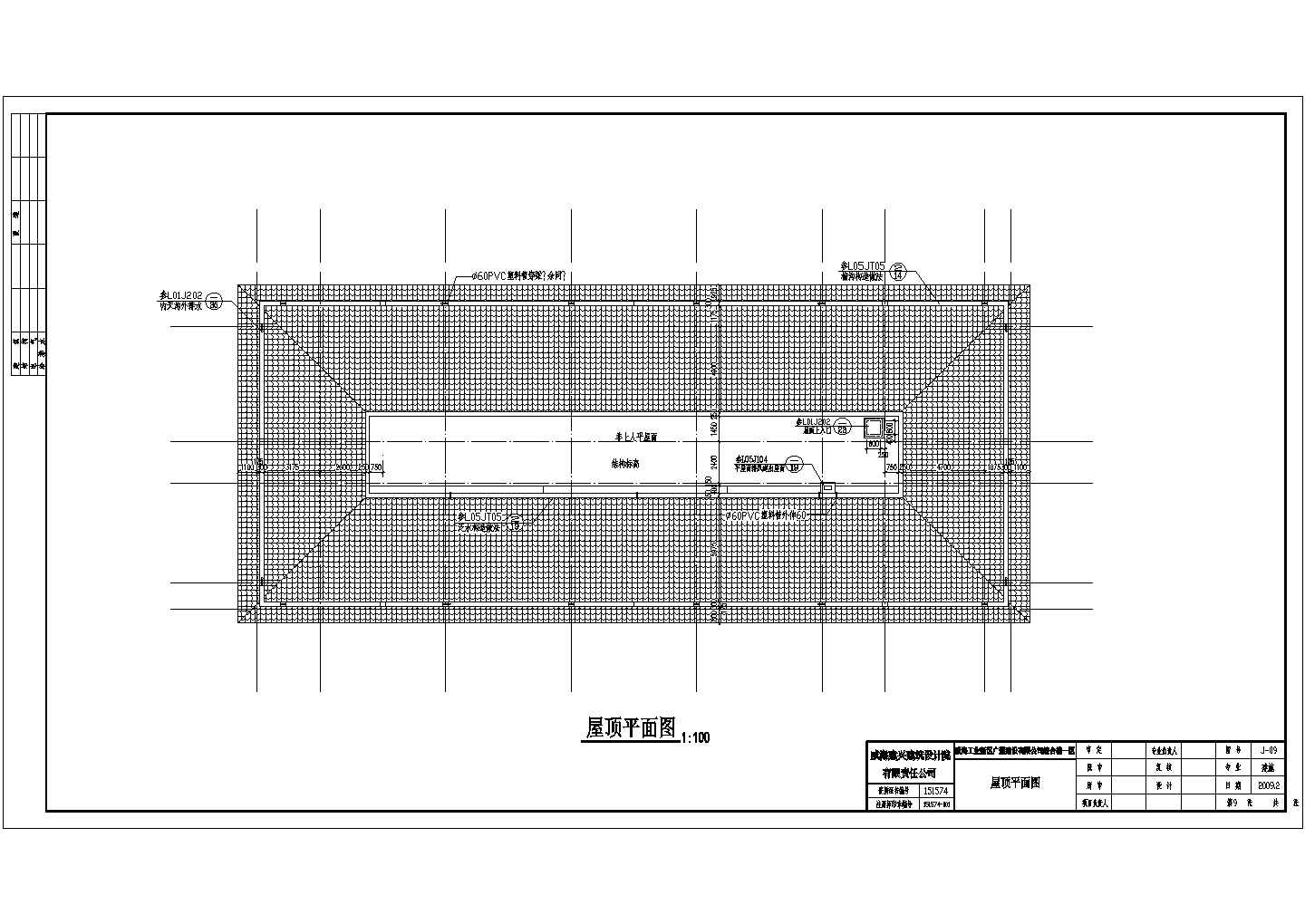 工业新区某建设有限公司四层综合楼楼梯节点详图