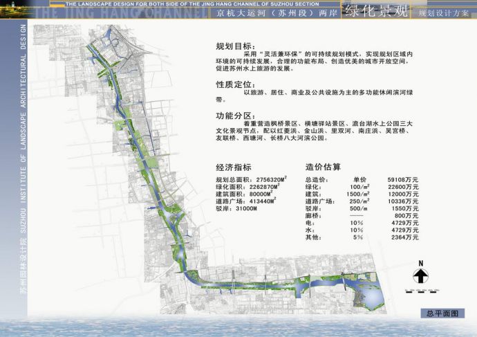 京杭运河(苏州段)两岸绿化景观规划设计文本_图1