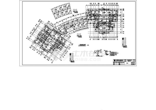 某地8层砖混结构住宅结构施工图（带电梯）-图二