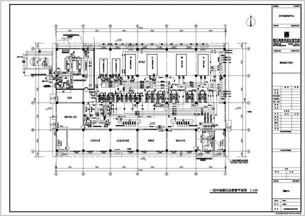 台州恩泽医院地源热泵室外地埋管换热器设计图纸-图二