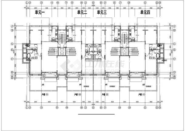 【黑龙江】小区多层小高层住宅供暖通风施工图（大院设计 图面美观）-图一