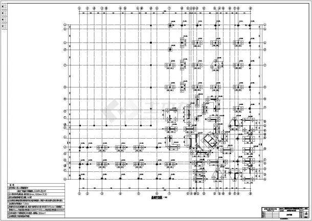 清远市28层框剪结构住宅结构施工图-图一