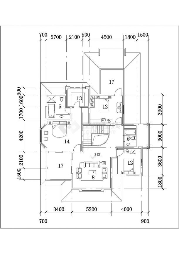 [方案]别墅设计方案集-K型别墅-图二